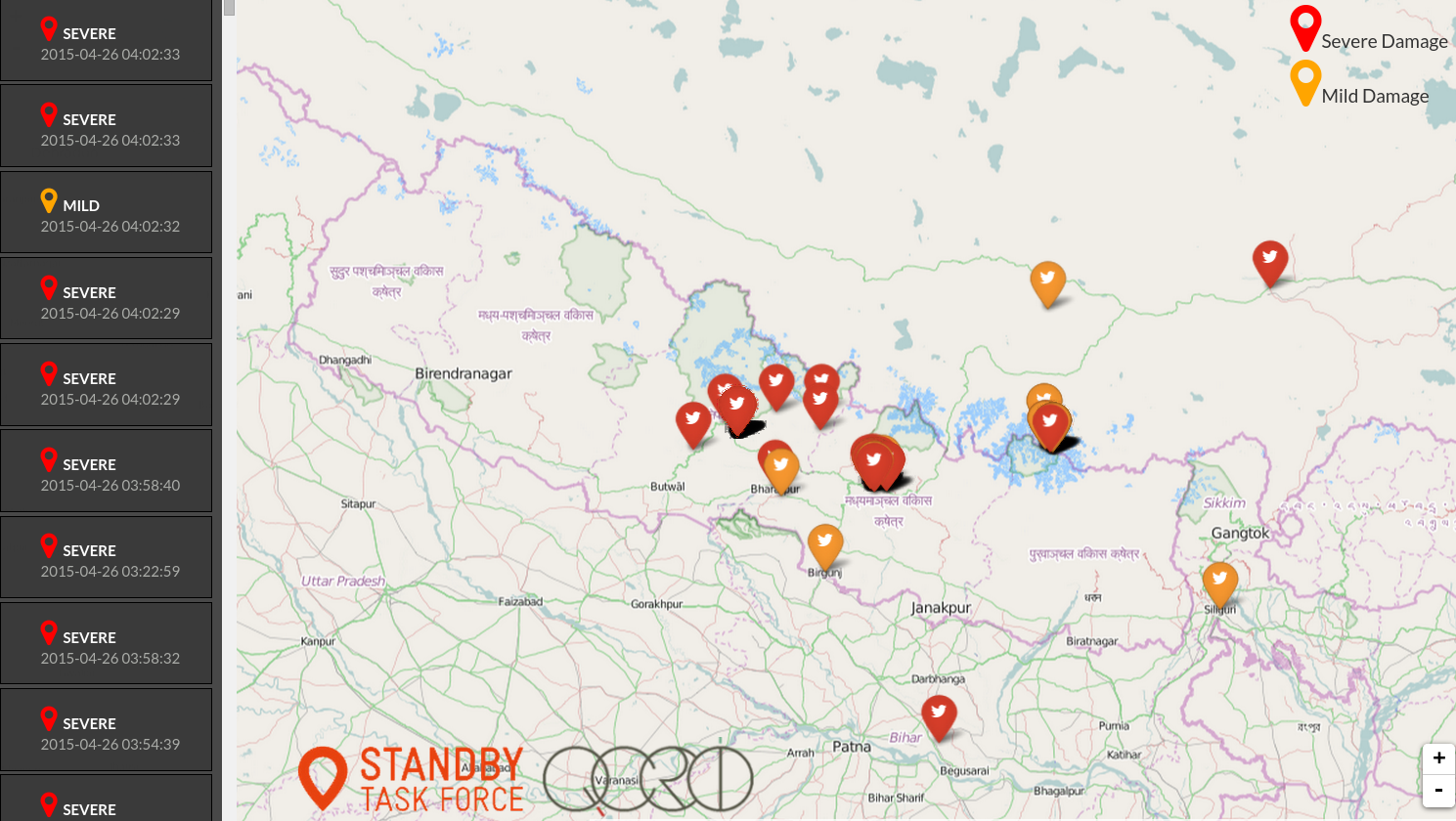 Nepal Earthquake on MicroMappers