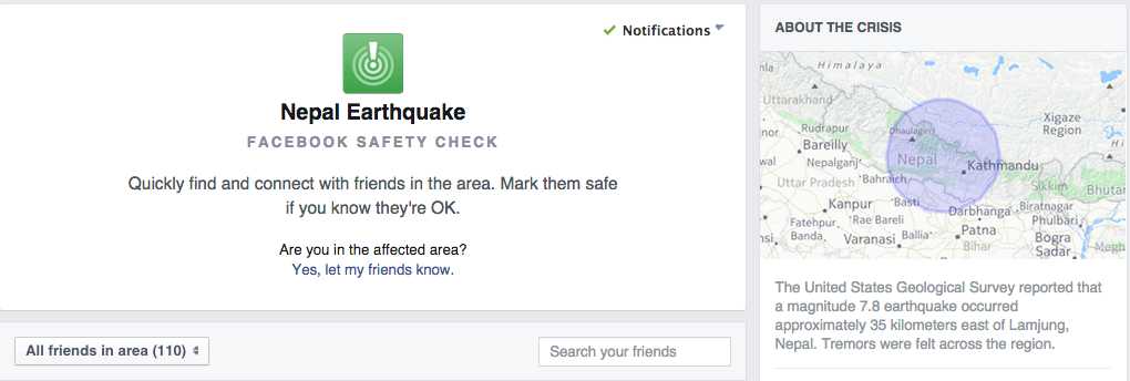 How Facebook Helped Restore Family Links After the Nepal Earthquake
