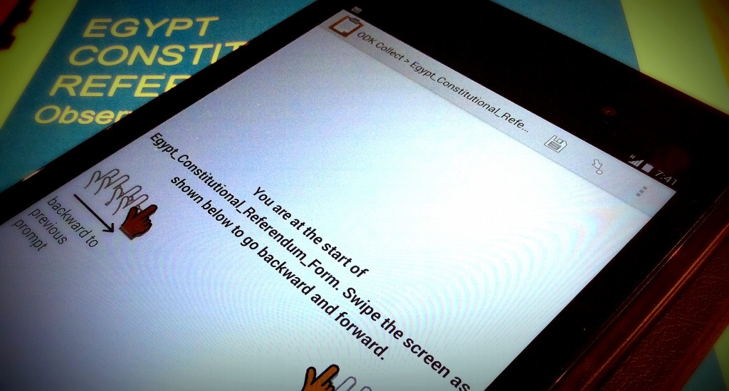 FIELD UPDATE: How Mobile Devices Provide Real-Time Data for the Egyptian Referendum