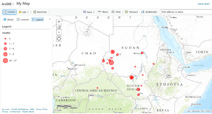 Putting Global Crises on the Map Using Social Media Data and ArcGIS