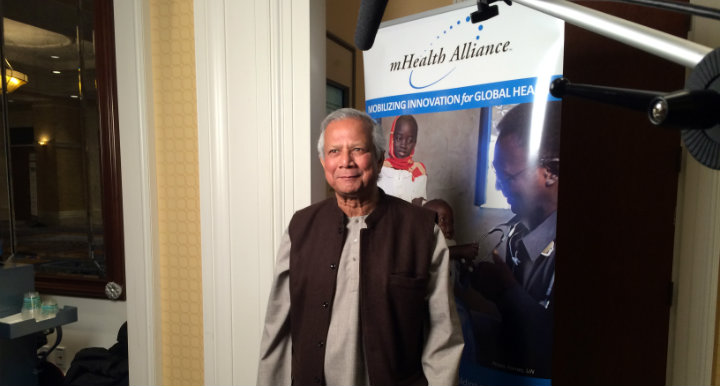 Muhammad Yunus Interview on Social Business, Mobiles, and Health Care at mHealth Summit 2013