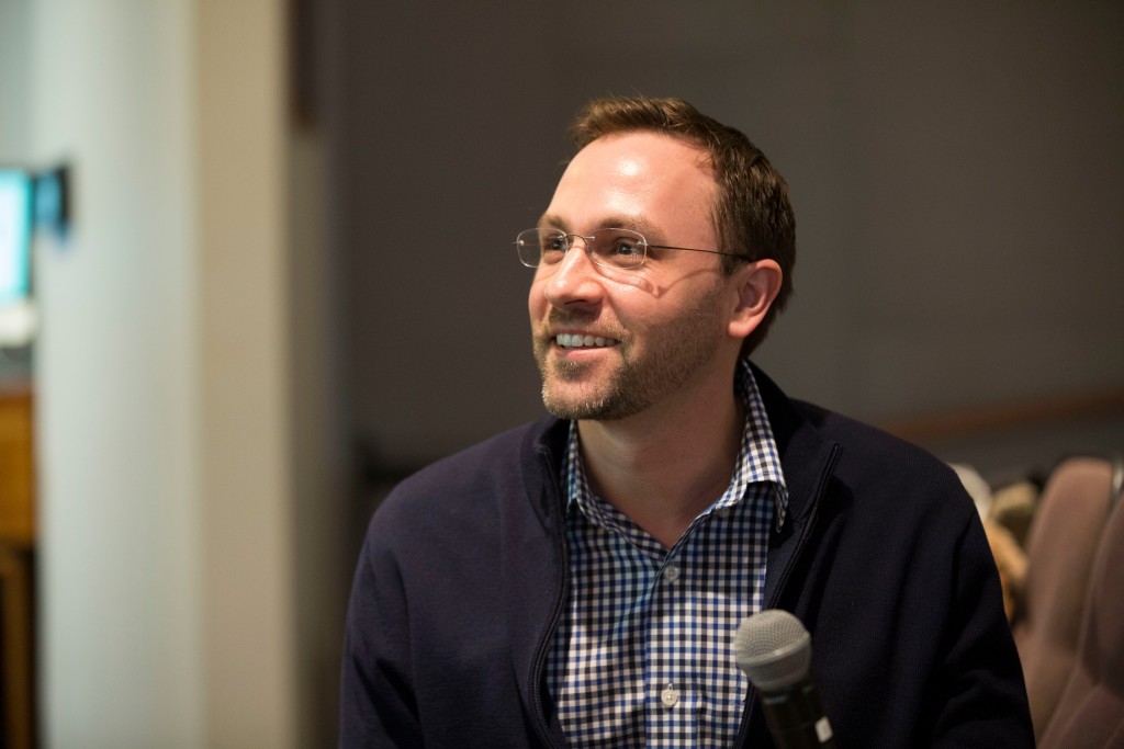 Nick Martin hosts SwatTank Competition at Swarthmore College