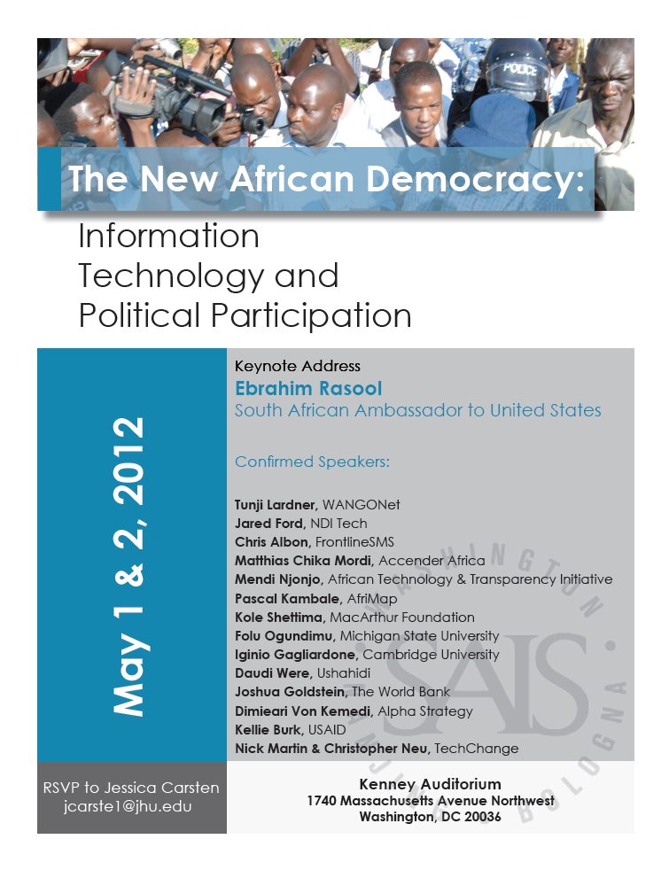 TechChange to Lead Simulation at Upcoming SAIS Conference on ICT and African Governance