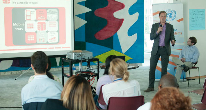 Arjen Swank TTC at UN Summer Academy