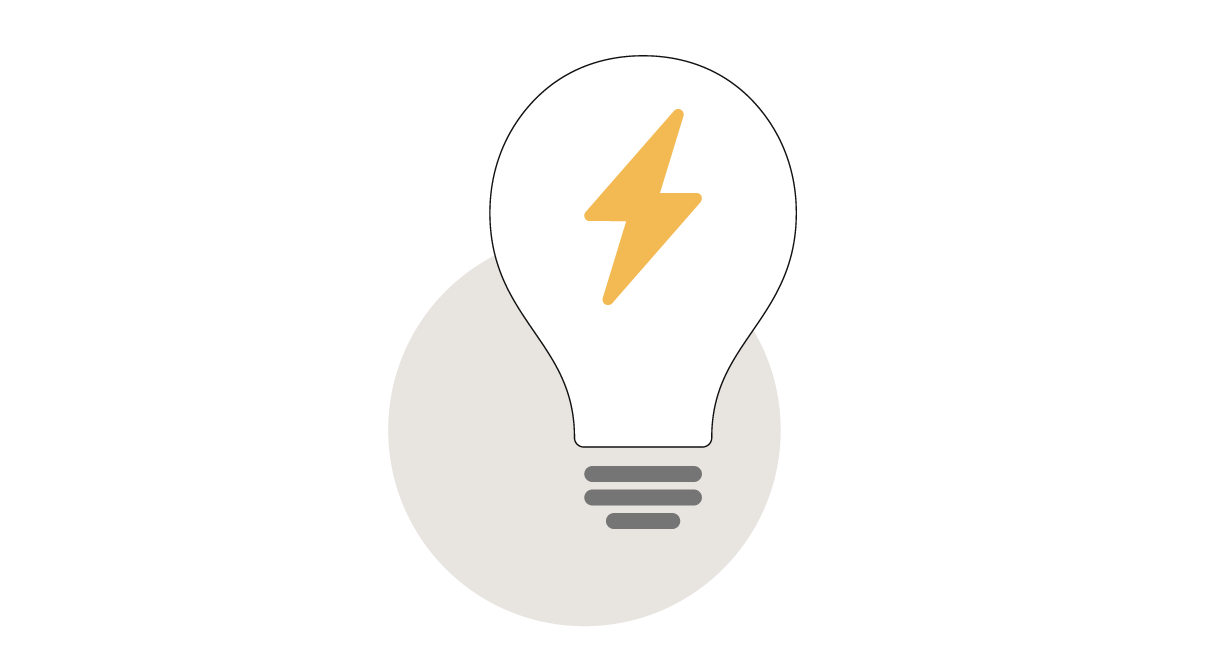 A lightbulb representing shared learning