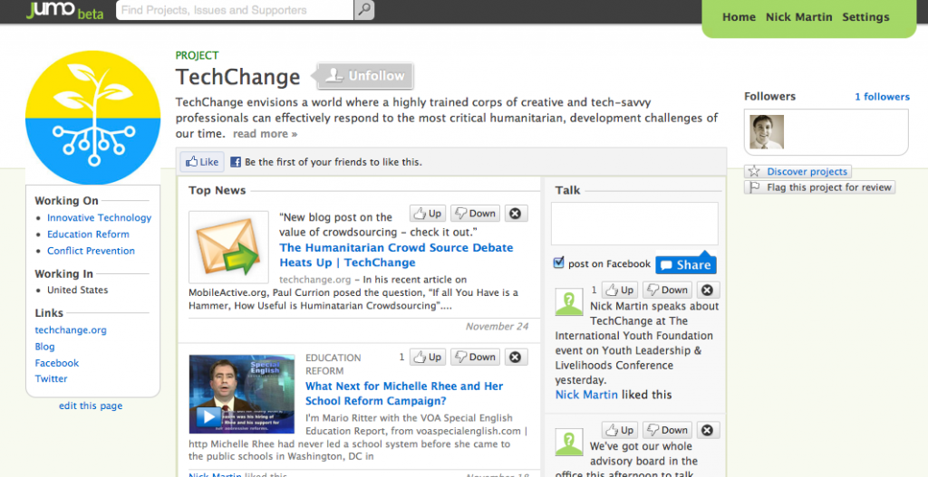 TechChange Jumo Profile