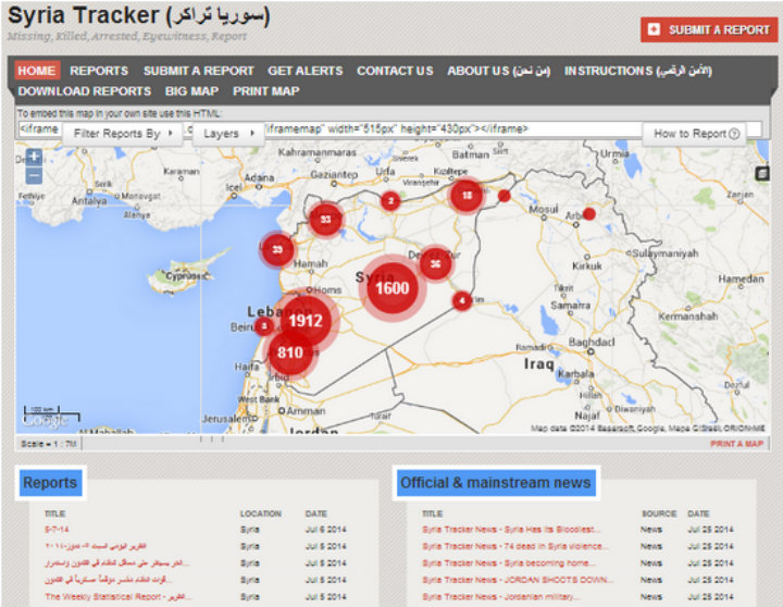 Syria Tracker Crisis