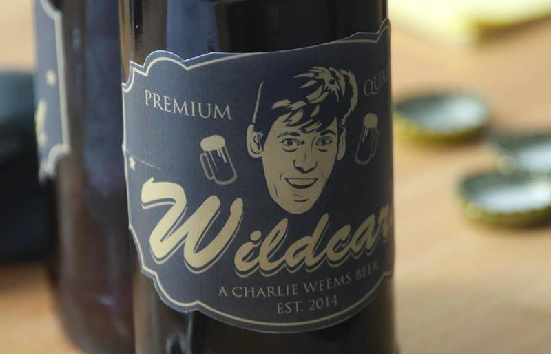 Charlie's birthday gift from the TechChange team: a personalized beer label for his home brews